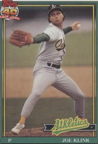 1991 O-Pee-Chee - Joe Klink #553