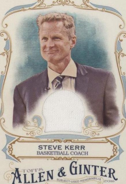 2016 Topps Allen & Ginter - Steve Kerr #FSRA-SK