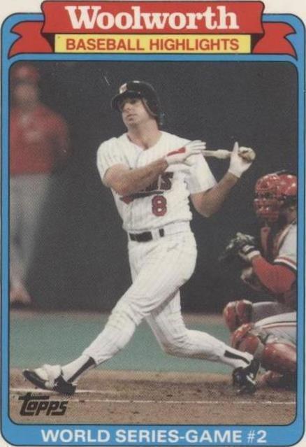 Destaques de beisebol 1988 Topps Woolworth - Gary Gaetti #22