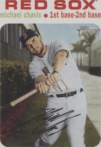 2020 Topps Heritage - Michael Chavis #500