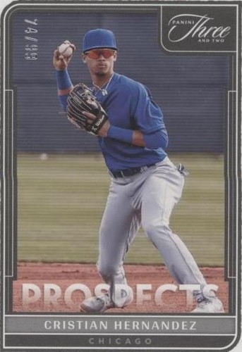 2022 Panini Three and Two - Cristian Hernandez #P-35