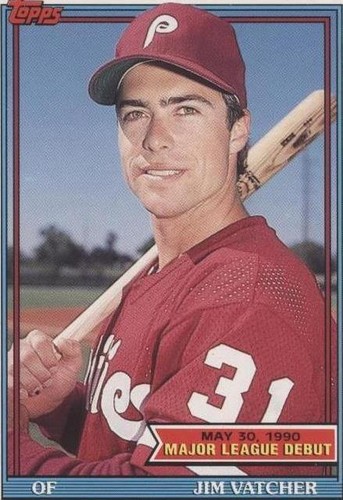 1990-91 Topps Major League Debut 1990 - Jim Vatcher #159
