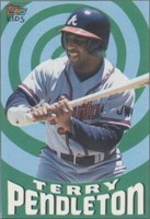 1992 Topps Kids - Terry Pendleton #33
