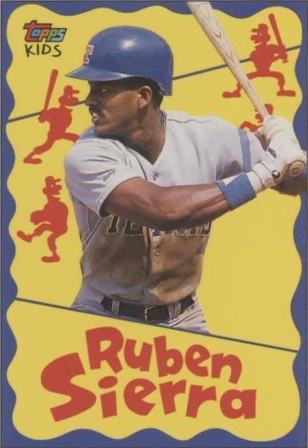 Topps Kids 1992 - Rubén Sierra #128