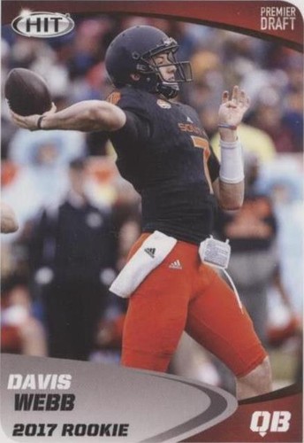 2017 Sage Hit Davis Webb #88