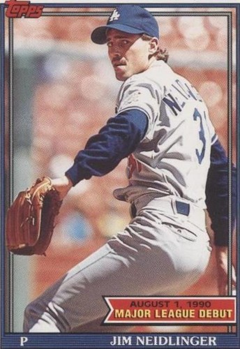 1990-91 Topps Major League Debut 1990 - Jim Neidlinger #115