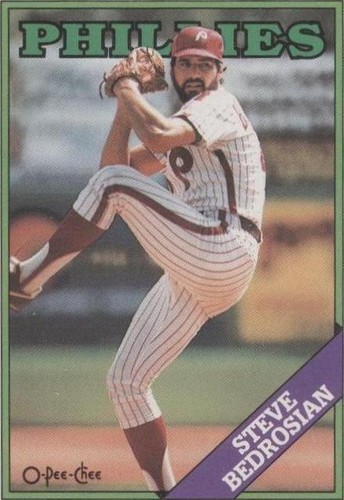 1988 O-Pee-Chee - Steve Bedrosian #344