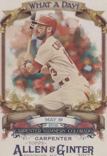 2017 Topps Allen & Ginter - Matt Carpenter #WAD-71