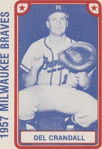 1980 TCMA 1957 Milwaukee Braves - Del Crandall #1980-025
