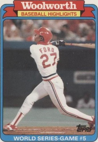 1988 Topps Woolworth Baseball Highlights - Curt Ford #28