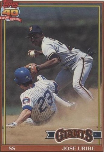 1991 O-Pee-Chee - Jose Uribe #158