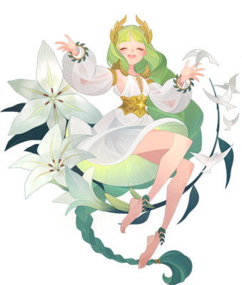 Flora AFK Arena Sticker Weatherproof 6'' Car Decal
