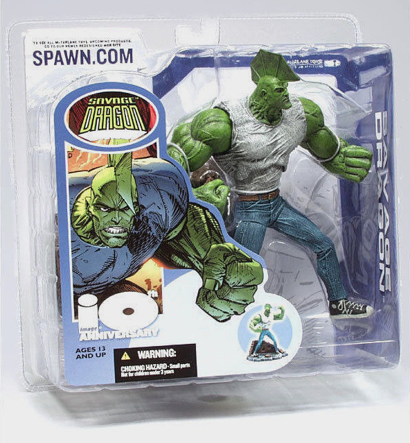 Savage Dragon Figure 10th Anniversary Spawn 2002 McFarlane