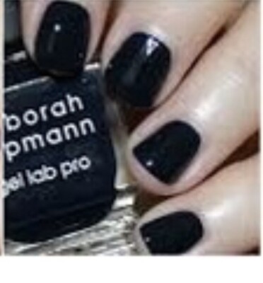 Deborah Lippmann Gel Lab Pro Nail Polish Full Size Blue Black Fight the Power   