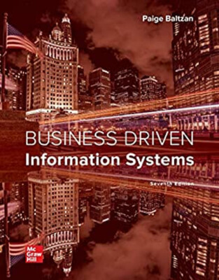 Business Driven Information Systems Hardcover Paige Baltzan
