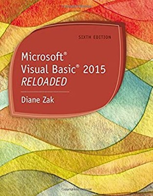 Microsoft? Visual Basic 2015 : Reloaded Paperback Diane Zak