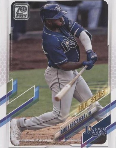 2021 AL新人賞のランディーアロサレーナRC AUです。 MLB新人王が決定 レッズのインディアとレイズのアロサレーナが