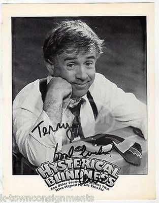Leslie Jordon Hysterical Blindness Will & Grace Actor Autograph Signed Print