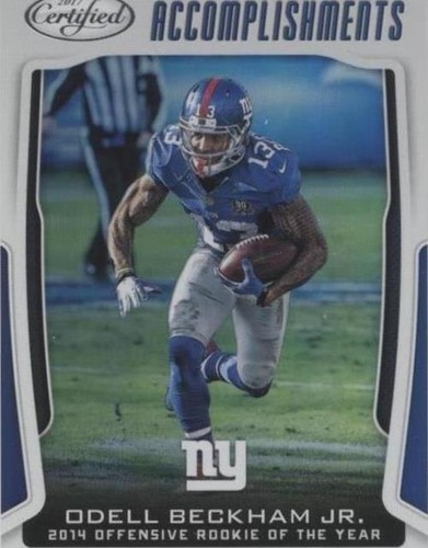 2017 Panini Certified Odell Beckham Jr. #CA-OBJ
