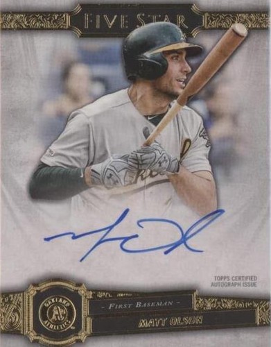 2021 Topps Five Star - Matt Olson #FSA-MON