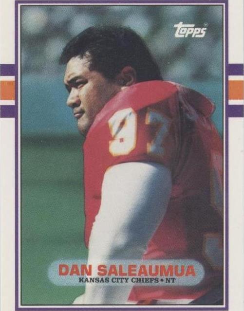 1989 Topps Traded Dan Saleaumua #7T