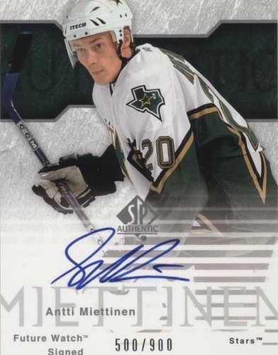 2003-04 SP Authentic - Antti Miettinen #141