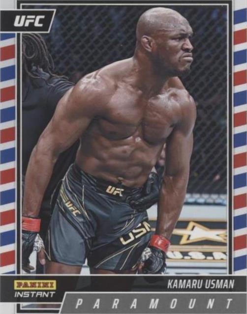 2022 Panini Instant UFC Paramount - Kamaru Usman #P17