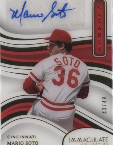 2023 Panini Immaculate Collection - Mario Soto #CIS-MS