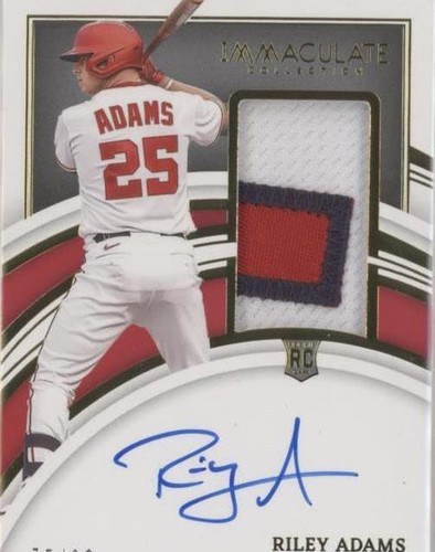 2022 Panini Immaculate Collection - Riley Adams #145