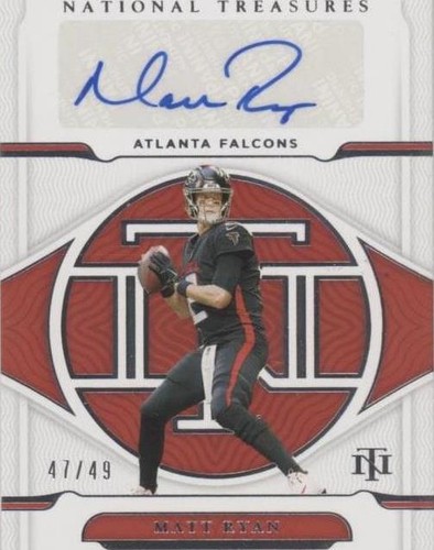 2021 Panini National Treasures Matt Ryan #S-MR
