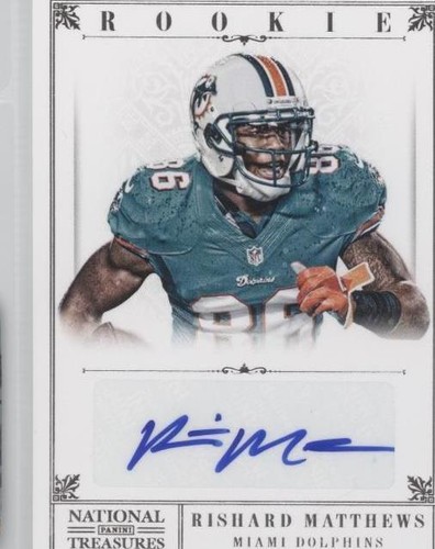2012 Panini National Treasures Rishard Matthews #282