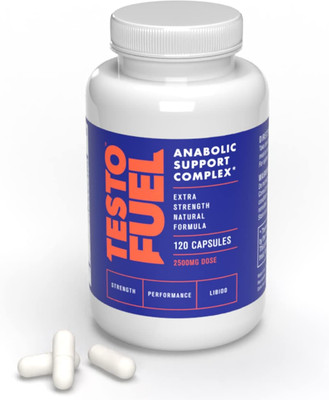 Testo Fuel - 120 Testosterone Booster Pills for Men - 100% Natural Ingredients