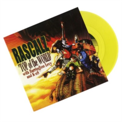 RASCALZ - TOP OF THE WORLD/GUNNFINGA TRANSLUCENT YELLOW VINYL - New - T8200z