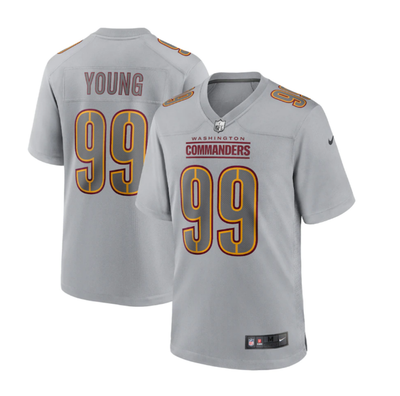 Nike Washington Football Team No99 Chase Young Gold Men's Stitched NFL Limited Rush 100th Season Jersey