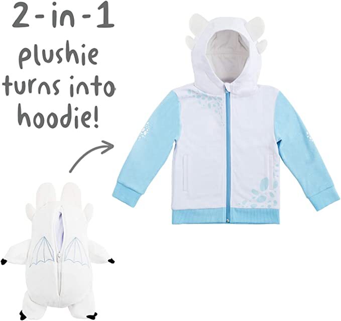 

Cubcoats Как приручить дракона Плюшевая игрушка 2 в 1 Толстовка Куртка Свитер 4/5 NWT, Синий