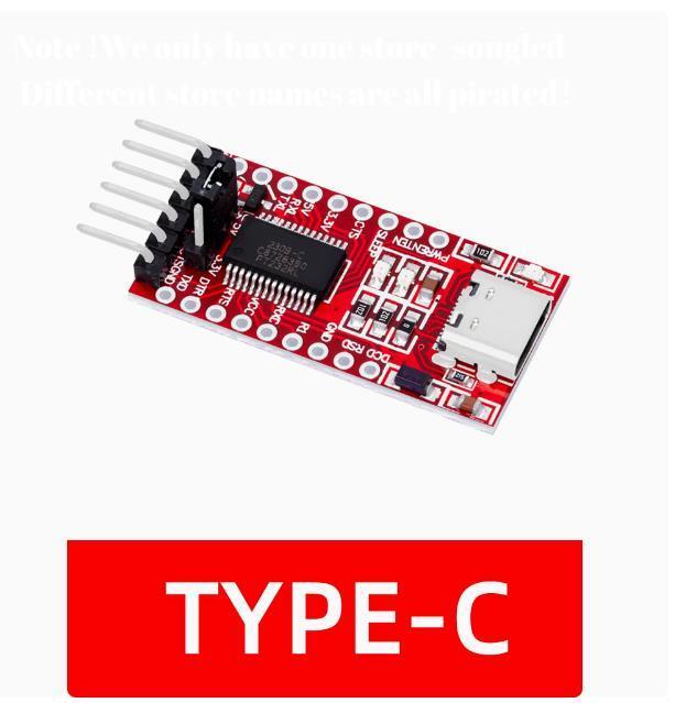 1PCS NEW FT232RL 3.3V 5.5V FTDI USB to TTL Serial Adapter Module Arduino TYPE-C