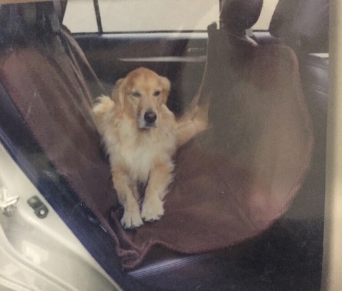 Seat Cover Dog Pet Hammock Floppy Ears Design Durable Tough Waxed Canvas