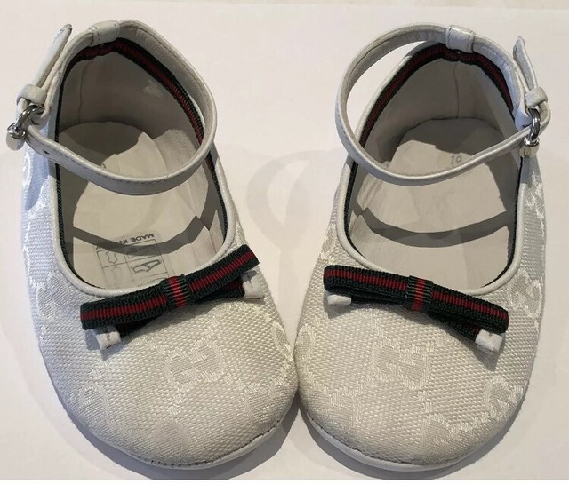 Gucci Baby Girls White Shoes Size 19 Other Baby