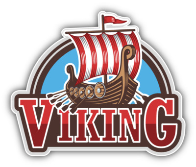 Viking Label Car Bumper Sticker Decal   - ''SIZES''