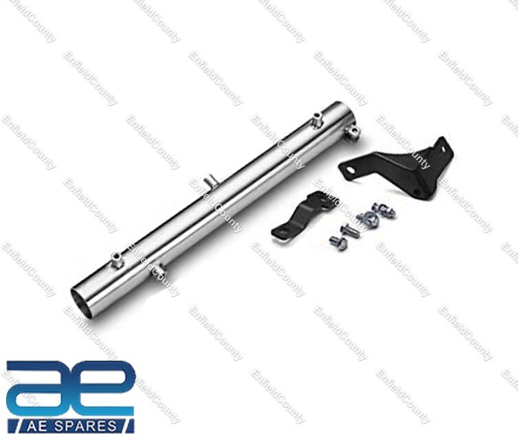 Red Rooster Performance Exhaust Silencer Black For Royal Enfield Meteor 350 