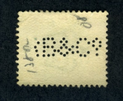 Great Britain, Scott #138, Edward.VII, Used, Perfin, 1902