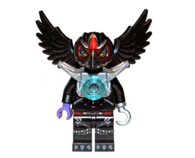 Lego Legends of Chima Razar with armor Hook hand Minifigure loc001