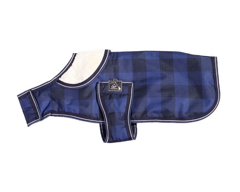 QHP® Hundedecke Pattern blue