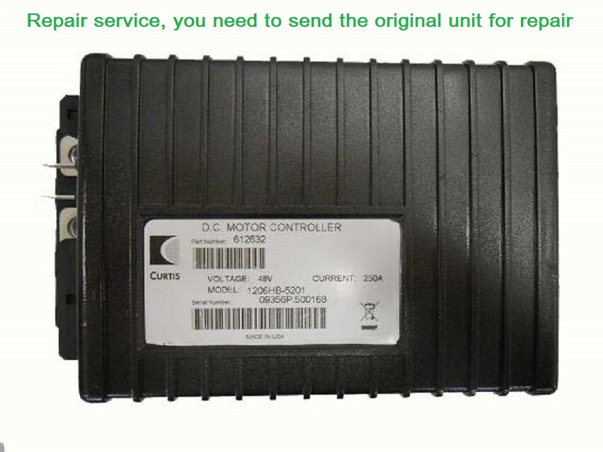 Curtis EZGO Golf Cart Controller 1206HB-5201 48V TXT, TXT48