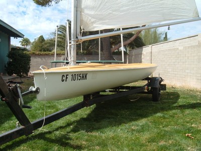 SAILBOAT, "COPPERHEAD," TRAILER, BEACH DOLLY, CUSTOM COVER