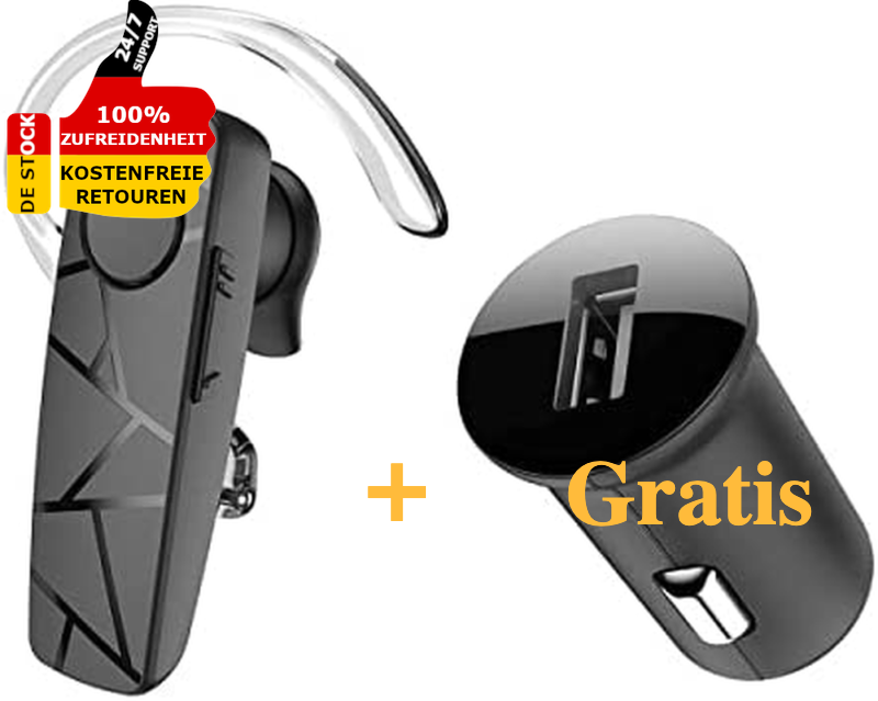 TELLUR Vox 60 Kopfhörer Bluetooth Headset Ohrhörer Wireless Freisprech Mikrofon