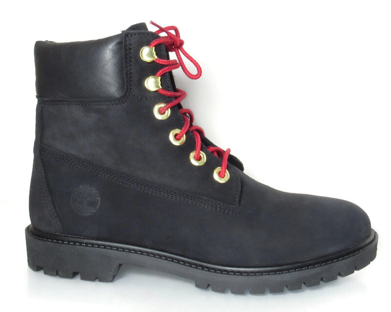 

ЧЕРНЫЕ ВОДОНЕПРОНИЦАЕМЫЕ БОТИНКИ TIMBERLAND ИЗ КОЖИ ПРЕМИУМ 6 ДЮЙМОВ, SZ 7.5, A2G53, Black-red, Timberland Heritage 6 inch