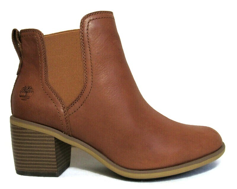 

TIMBERLAND BRYNLEE PARK CHELSEA Женские коричневые кожаные ботинки без застежки, #A1Z5G, Коричневый, BRYNLEE PARK CHELSEA