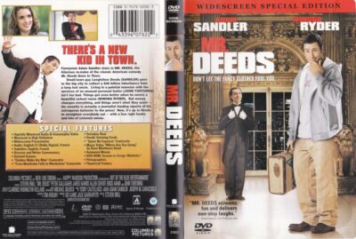 Mr. Deeds WIDESCREEN DVD Disk Only Adam Sandler Ryder ~ No Art, Case or Tracking