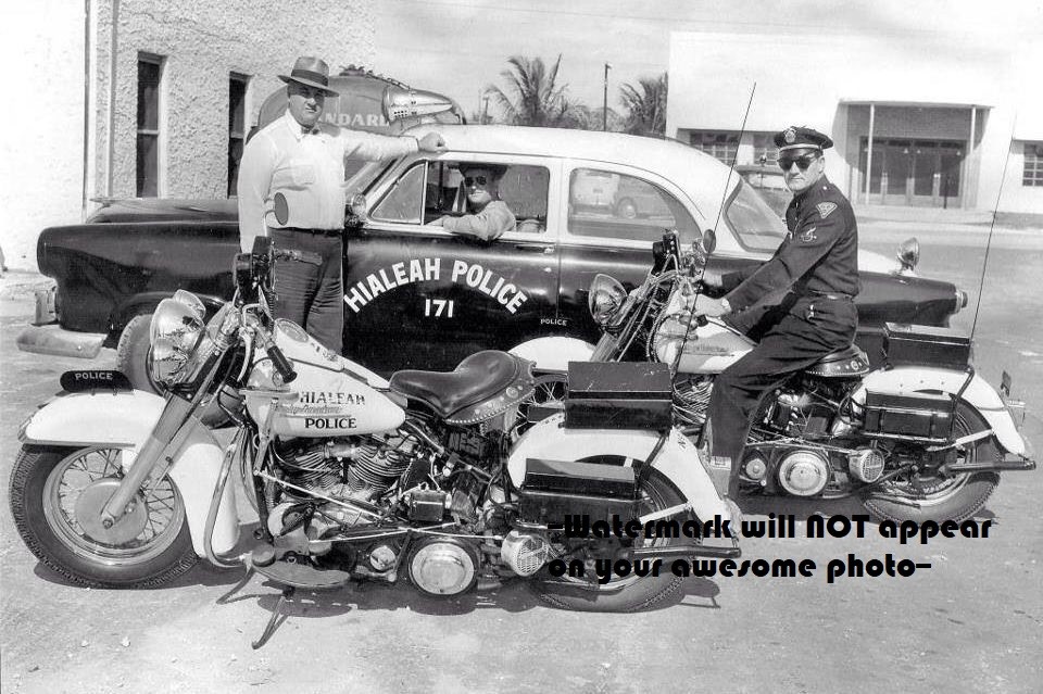 Harley Davidson Motorcycle Cops PHOTO Police Motor Units